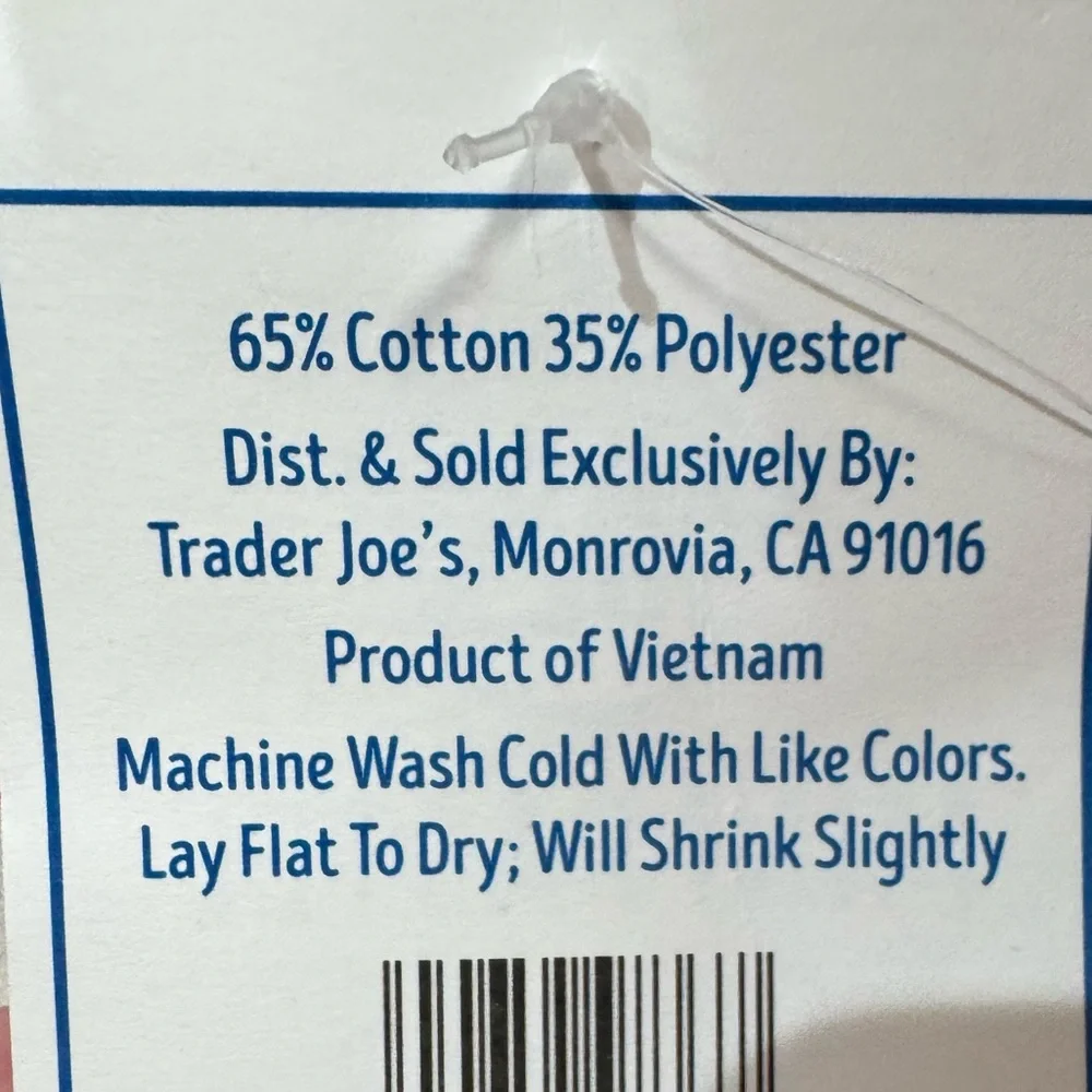 Trader Joe's Mini Pastel Canvas Tote Bag - Picture 5 of 5